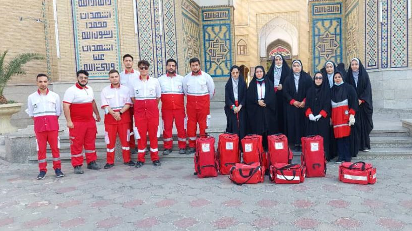 پوشش امدادی دهه اول محرم با مشارکت ۲۵۰ نیروی عملیاتی هلال‌احمر تهران